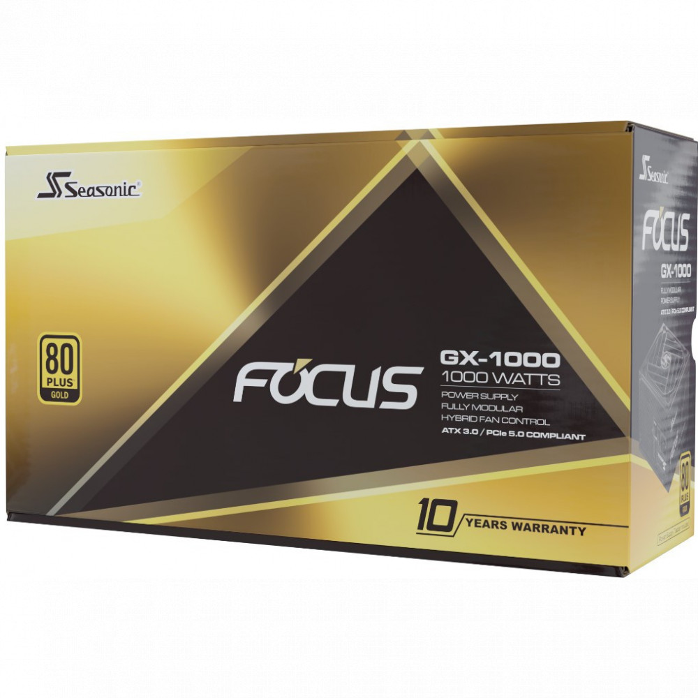 Блок питания Seasonic FOCUS GX-1000 ATX 3.0 SSR-1000FX3 1000 Вт - миниатюра 6