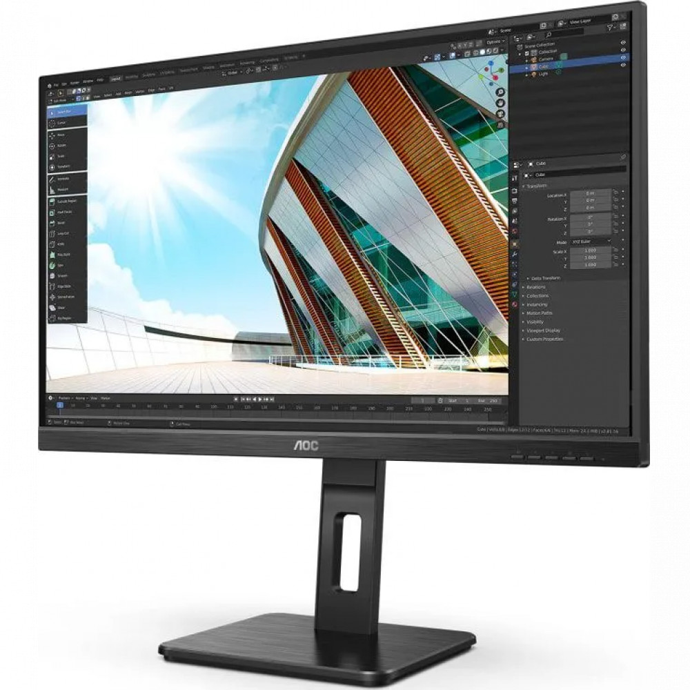 Монитор AOC Q27P2Q 27 ", IPS, Quad HD 2560x1440 (16:9), 75 Гц - миниатюра 2