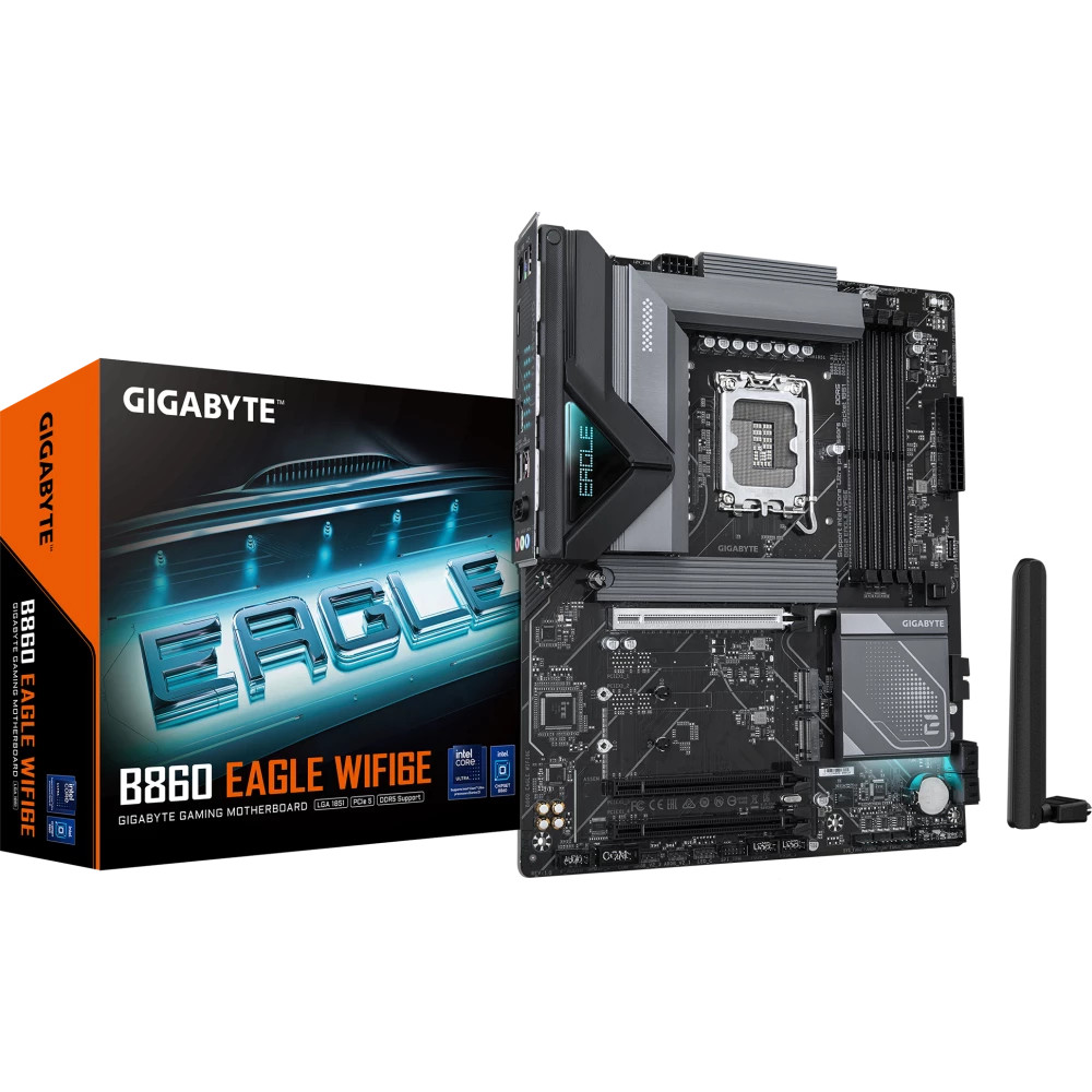 Материнская плата Gigabyte B860 EAGLE WIFI6E ATX, LGA 1851 — фото товара
