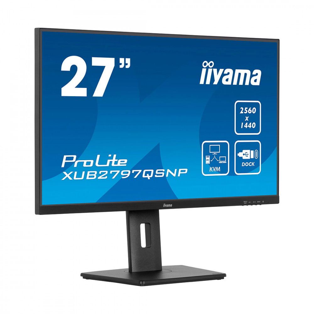 Монитор IIYAMA ProLite XUB2797QSNP-B1 27 ", IPS, Quad HD 2560x1440 (16:9), 100 Гц - миниатюра 2