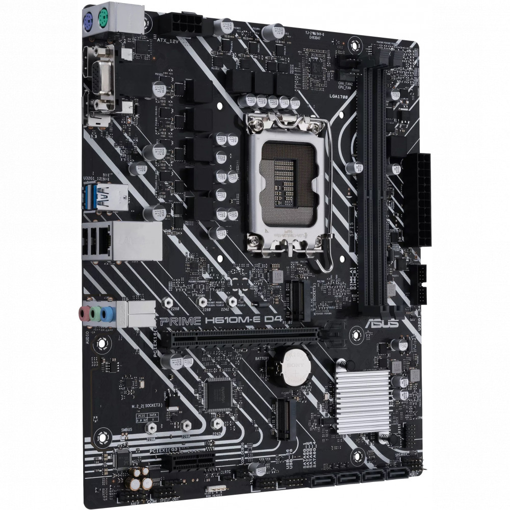 Материнская плата Asus PRIME H610M-E D4-CSM Micro-ATX, LGA 1700 — фото товара