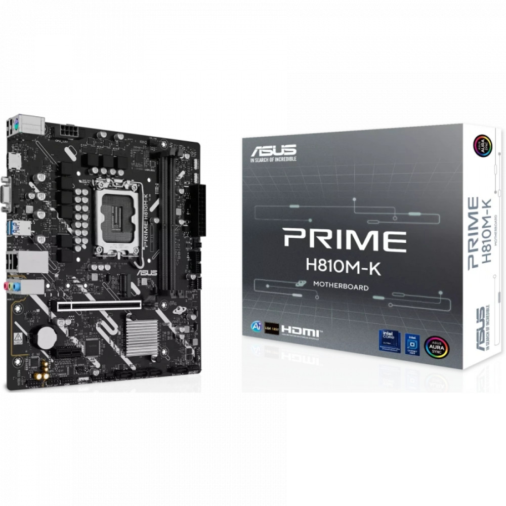 Материнская плата Asus Prime H810M-K 90MB1N10-M0EAY0 Micro-ATX, LGA 1851 - миниатюра 4