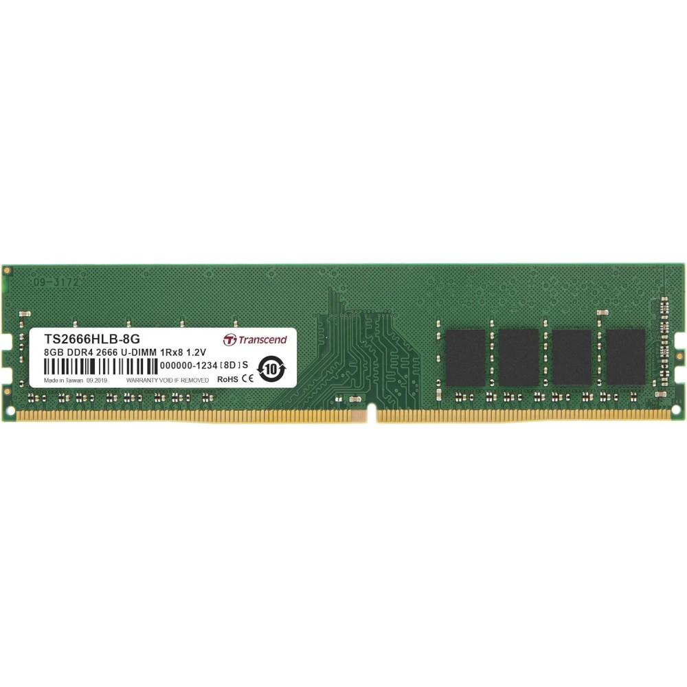ОЗУ Transcend TS2666HLB-8G DIMM, DDR4, 8 Гб, 2666 МГц — фото товара