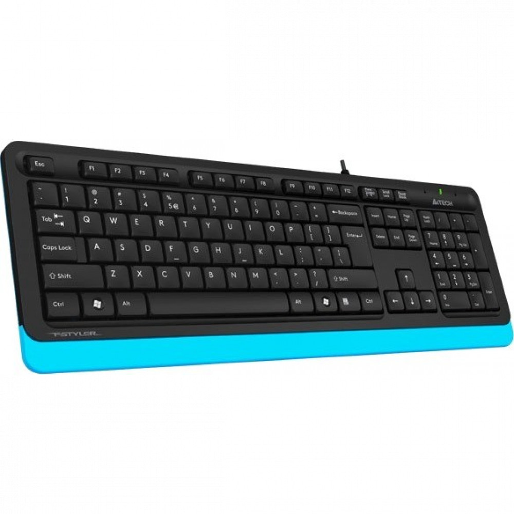 Клавиатура A4Tech Клавиатура Fstyler FK10 FK10 BLUE Проводная, USB - миниатюра 3