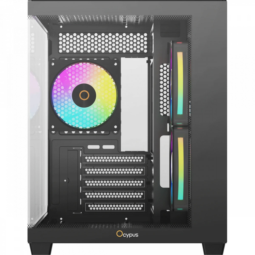 Корпус Ocypus Gamma C54 BK ARGB Gamma-C54-BKD300XX-GL Mini-Tower - миниатюра 2