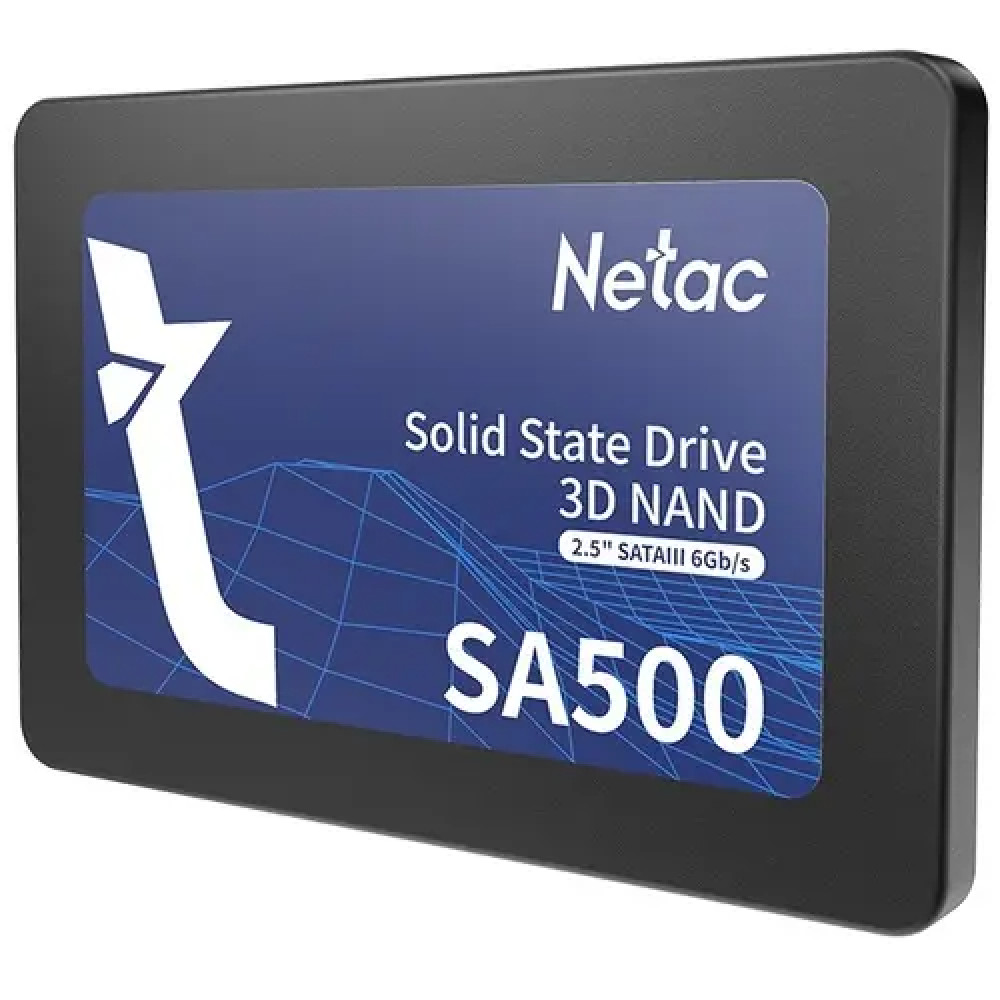 Жесткий диск Netac SA500 [NT01SA500-480-S3X] SSD (твердотельные), 480 ГБ, 2.5 дюйма, SATA - миниатюра 2
