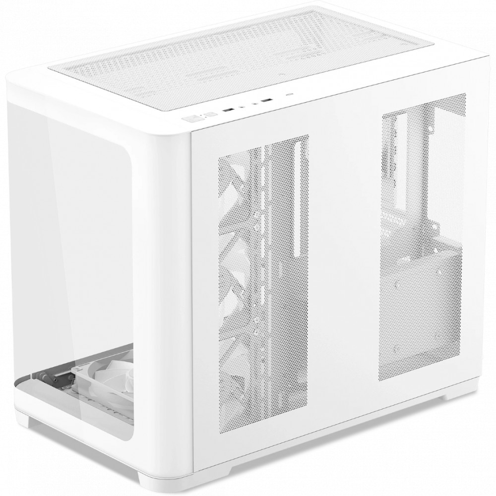 Корпус Sama V60 White V60-WHADA7X1-GL Mid-Tower - миниатюра 6