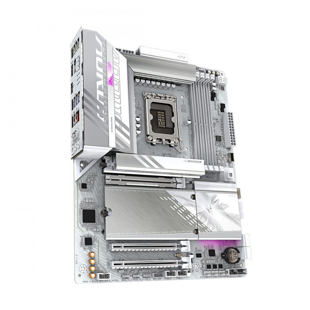 Материнская плата Gigabyte B860 A ELITE WF7 ICE ATX, LGA 1851 - миниатюра 3