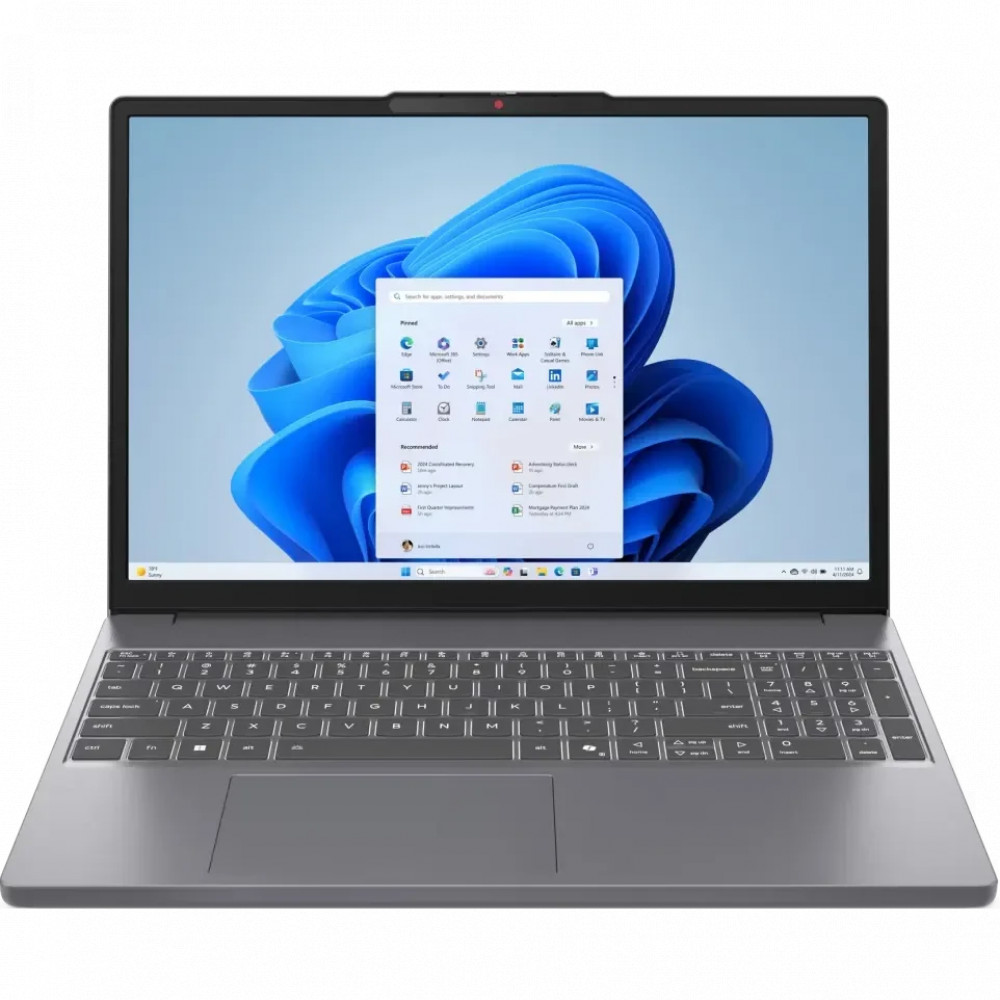 Ноутбук Lenovo IdeaPad Slim 3 15IRH10 Luna Grey 83K100YTFU 15.3 ", WUXGA 1920x1200 (16:10), Intel, Core i7, 16 Гб, 512 ГБ, Intel UHD Graphics - миниатюра 2