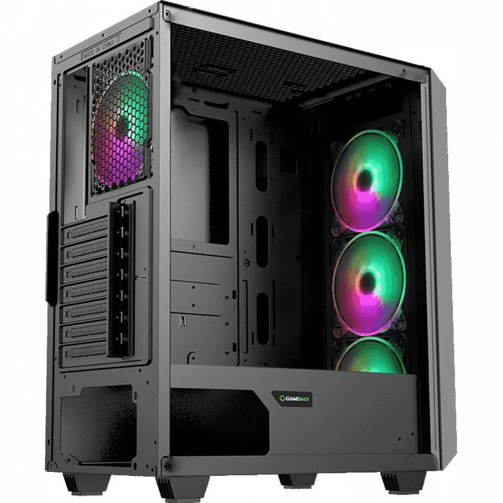 Корпус GameMax Revolt Black Mid-Tower - миниатюра 9