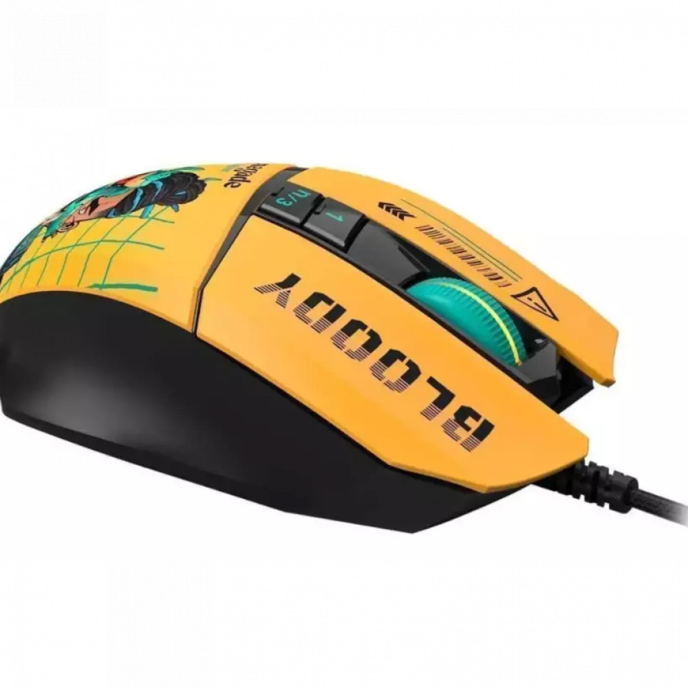 Мышь Bloody W63Max Renegade Yellow Sunset Игровые, Проводная - миниатюра 2