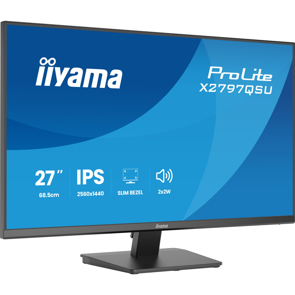 Монитор IIYAMA ProLite X2797QSU-B1 27 ", IPS, Quad HD 2560x1440 (16:9), 75 Гц - миниатюра 2
