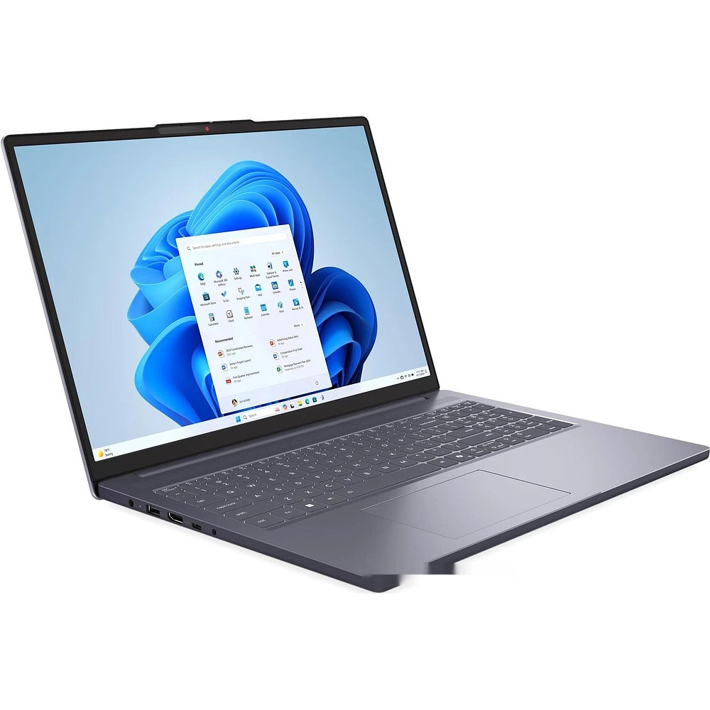 Ноутбук Lenovo deaPad Slim 3 16ARP10 83K8006VPB 16 ", WUXGA 1920x1200 (16:10), AMD, Ryzen 5, 16 Гб, 1 ТБ, AMD Radeon 660M, Windows 11 Home — фото товара