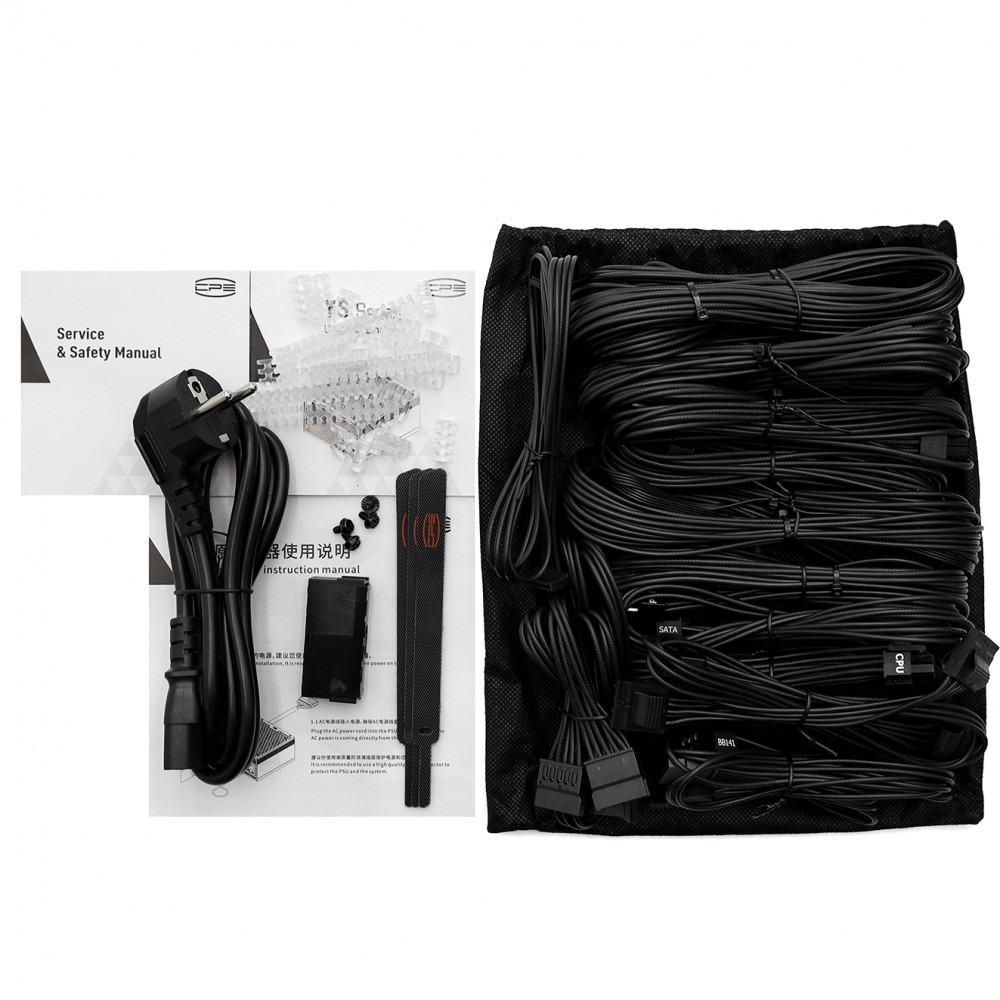 Блок питания PCcooler P5-YS1200-G1F 1200 Вт - миниатюра 2