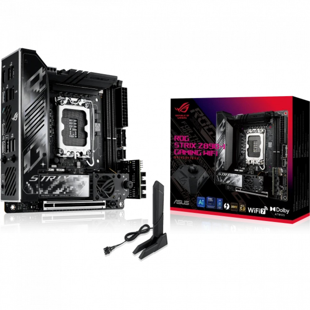 Материнская плата Asus ROG STRIX Z890-I GAMING WIFI 90MB1IC0-M0EAY1 Mini-ITX, LGA 1851 - миниатюра 10