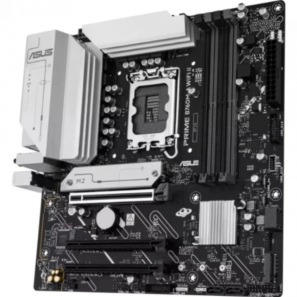 Материнская плата Asus Prime B760M-A Wifi II 90MB1NF0-M0EAY0 Micro-ATX, LGA 1700 - миниатюра 3