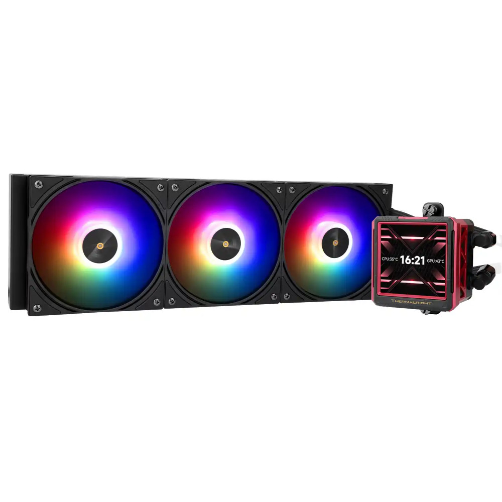 Система охлаждения Thermalright Frozen Warframe 360 Ultra Black ARGB F-WFRAME-360-UL-BL-ARGB Для процессора — фото товара