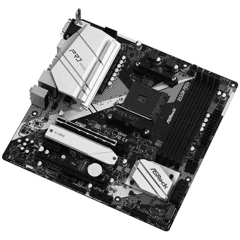 Материнская плата ASRock B550M Pro4 B550M PRO4 Micro-ATX, AMD AM4 - миниатюра 4