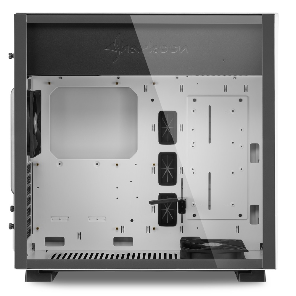 Корпус Sharkoon PURE STEEL WHITE Mid-Tower - миниатюра 3