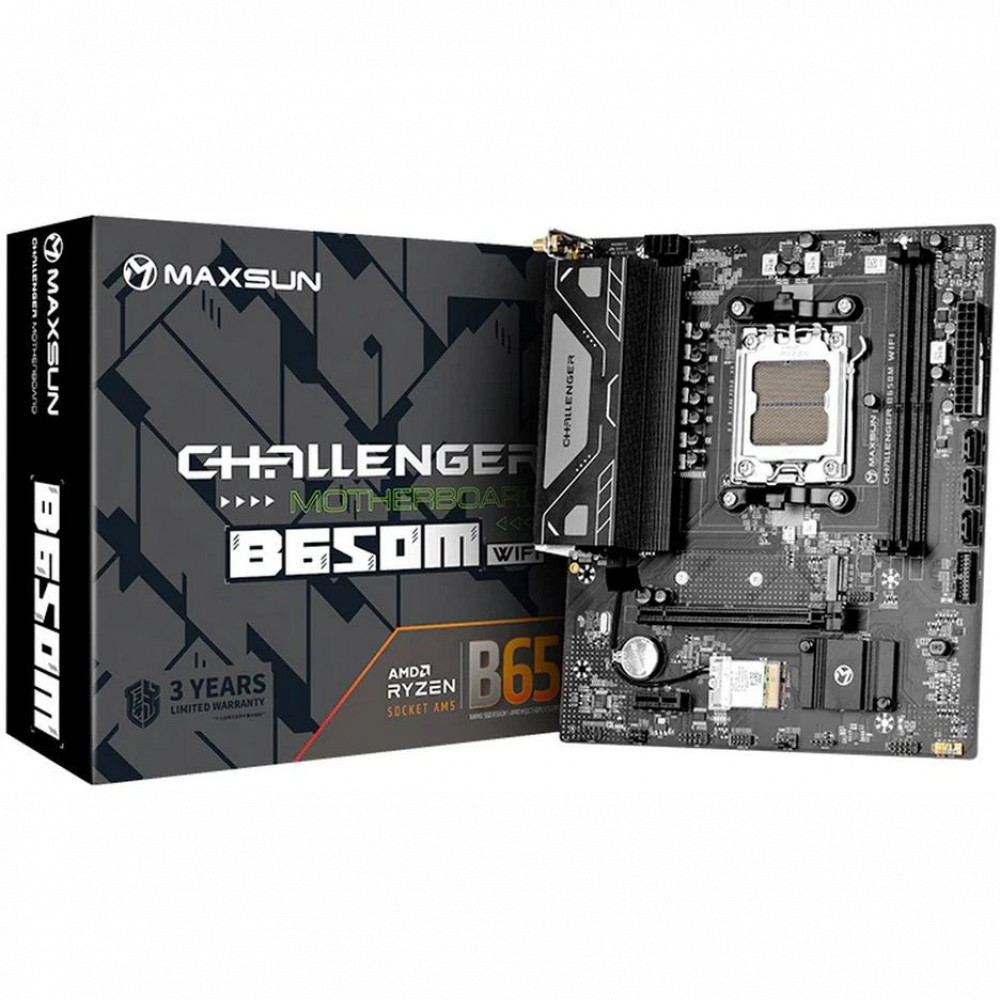 Материнская плата Maxsun Challenger B650M WIFI MS-Challenger B650M WIFI Mini-ATX, AMD AM5 - миниатюра 5