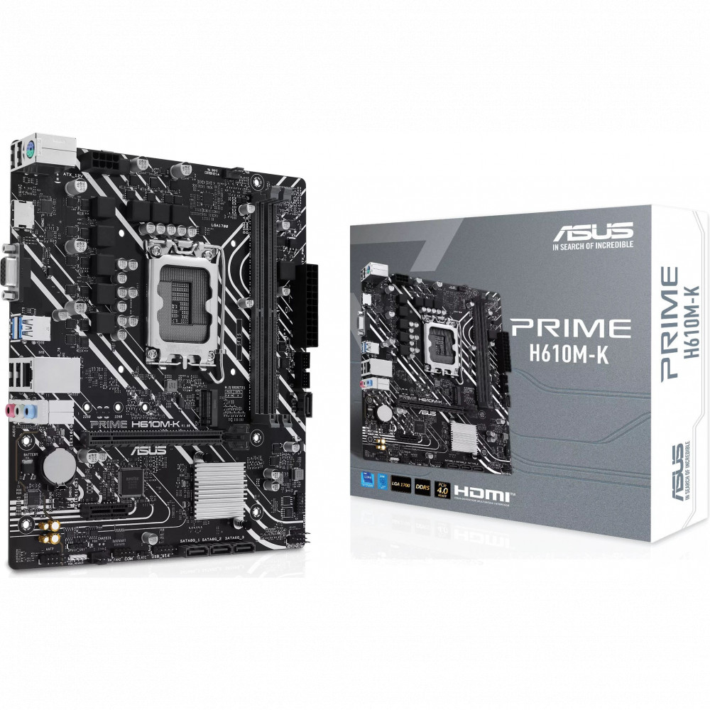 Материнская плата Asus PRIME H610M-K Micro-ATX, LGA 1700 - миниатюра 6
