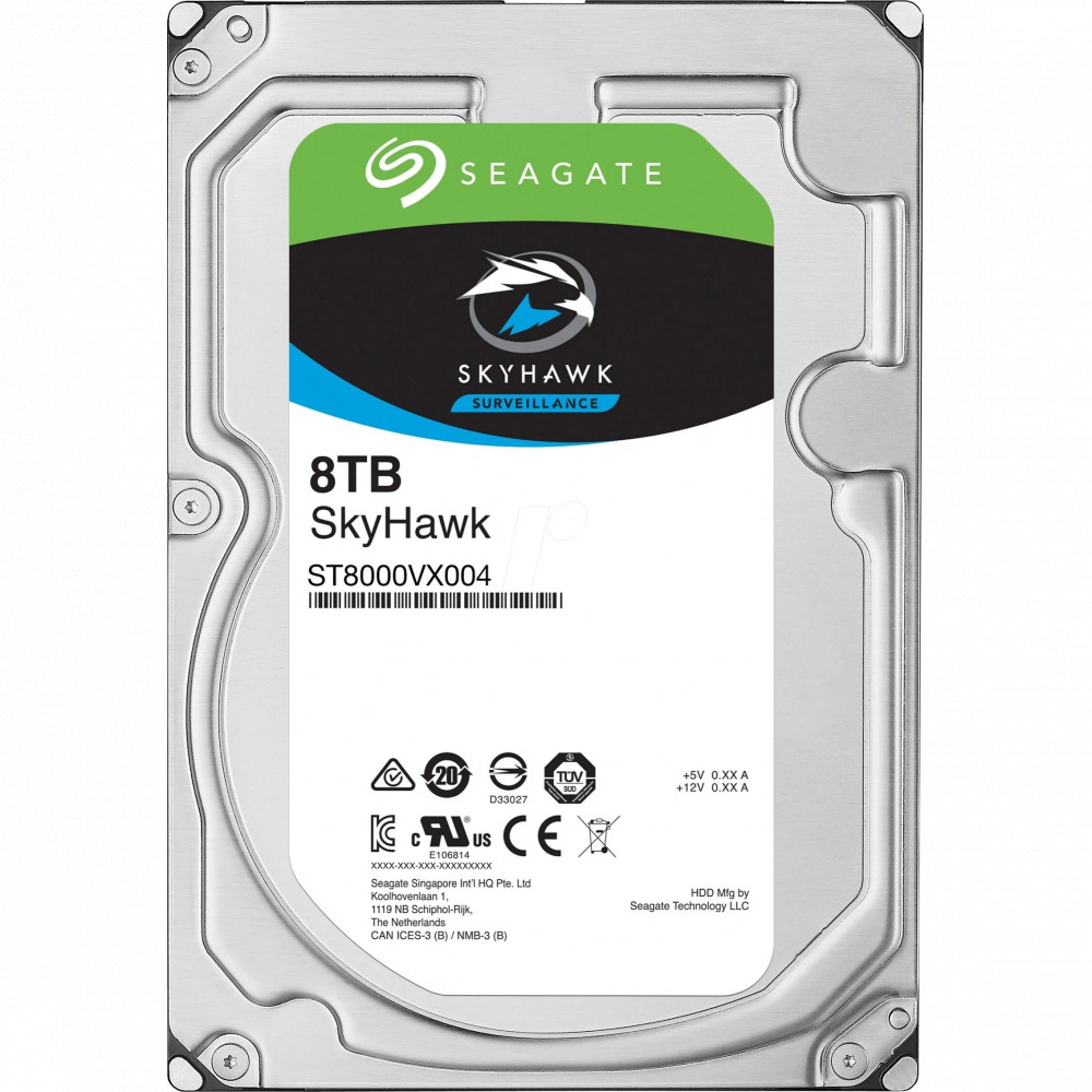 Жесткий диск Seagate SkyHawk Surveillance ST8000VX009 HDD (классические), 8 ТБ, 3.5 дюйма, SATA - миниатюра 2