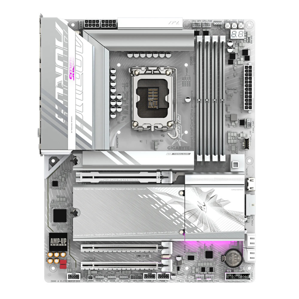 Материнская плата Gigabyte Z890 A ELITE WF7 ICE ATX, LGA 1851 — фото товара
