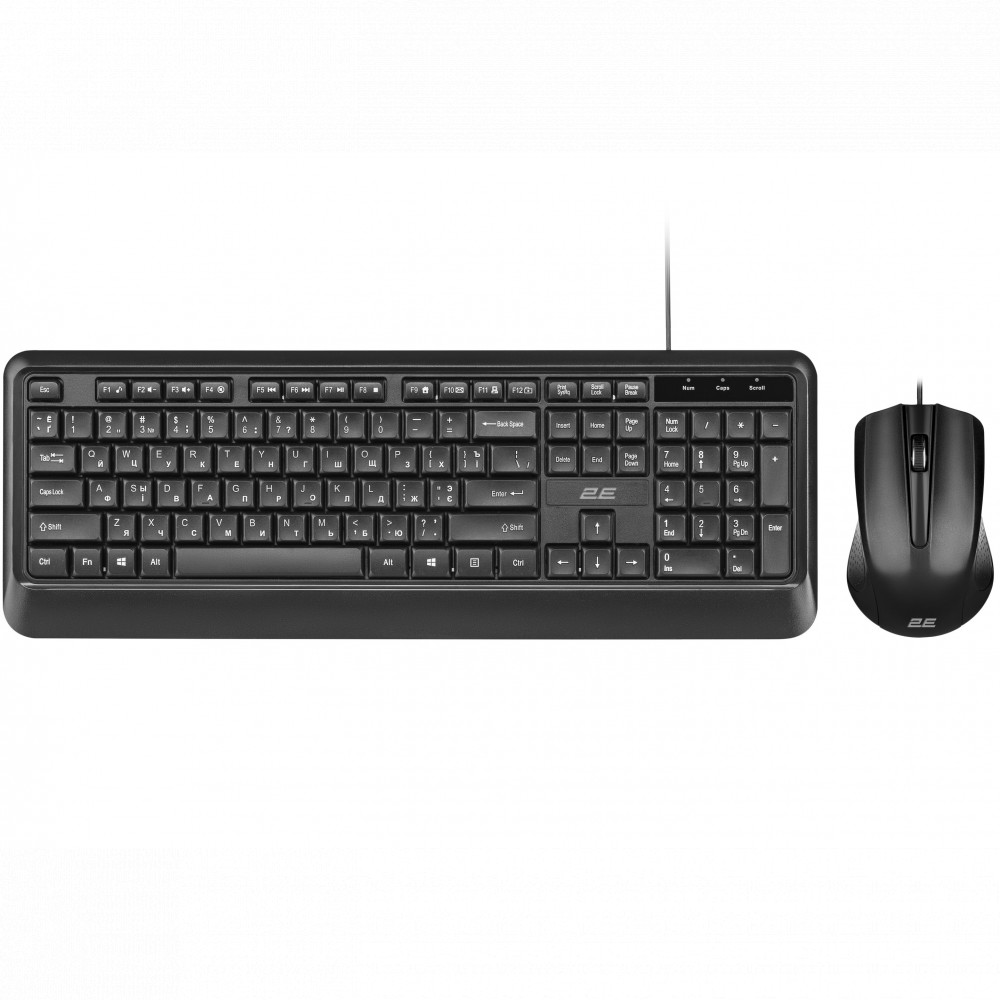 Клавиатура + мышь 2E MK404 USB Black 2E-MK404UB — фото товара