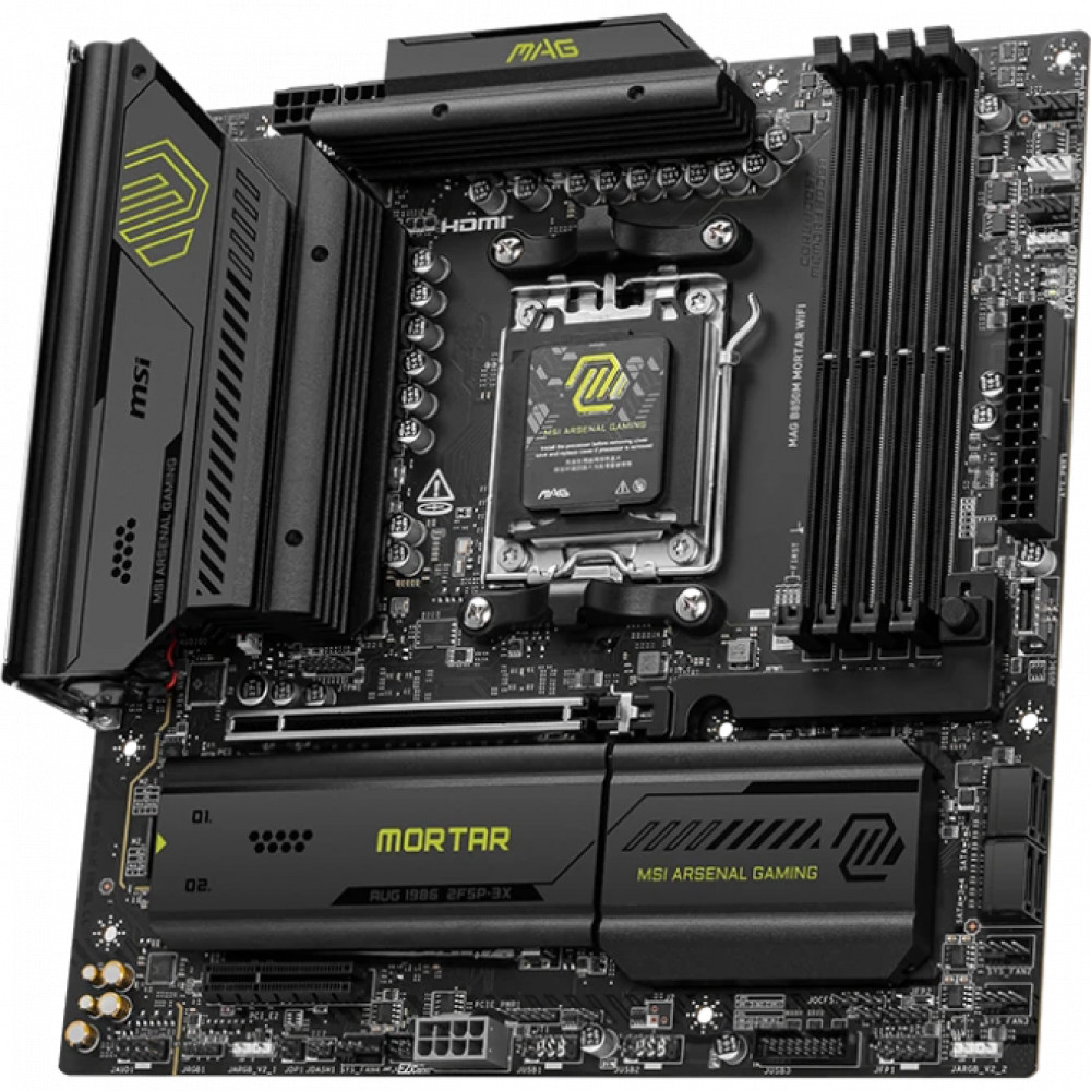 Материнская плата MSI MAG B850M MORTAR WIFI Micro-ATX, AMD AM5 - миниатюра 2