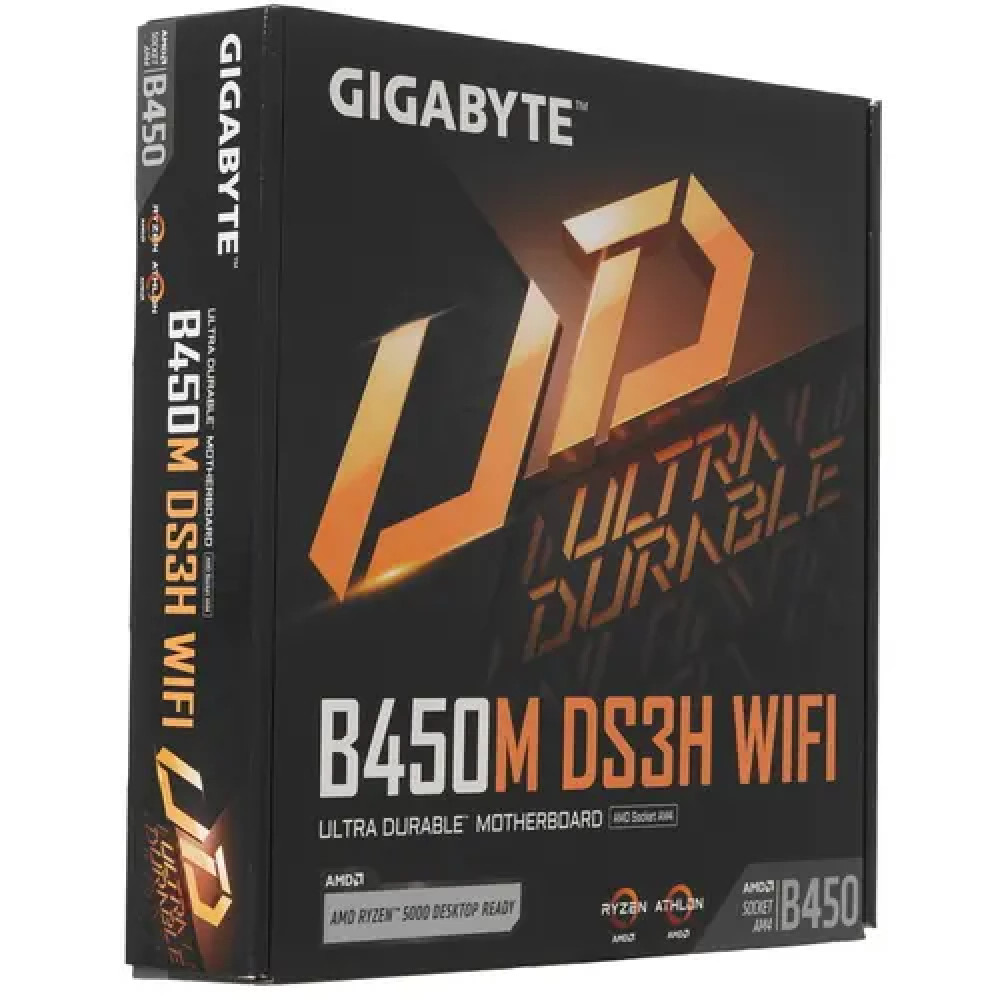 Материнская плата Gigabyte B450M DS3H WIFI Micro-ATX, AMD AM4 - миниатюра 5
