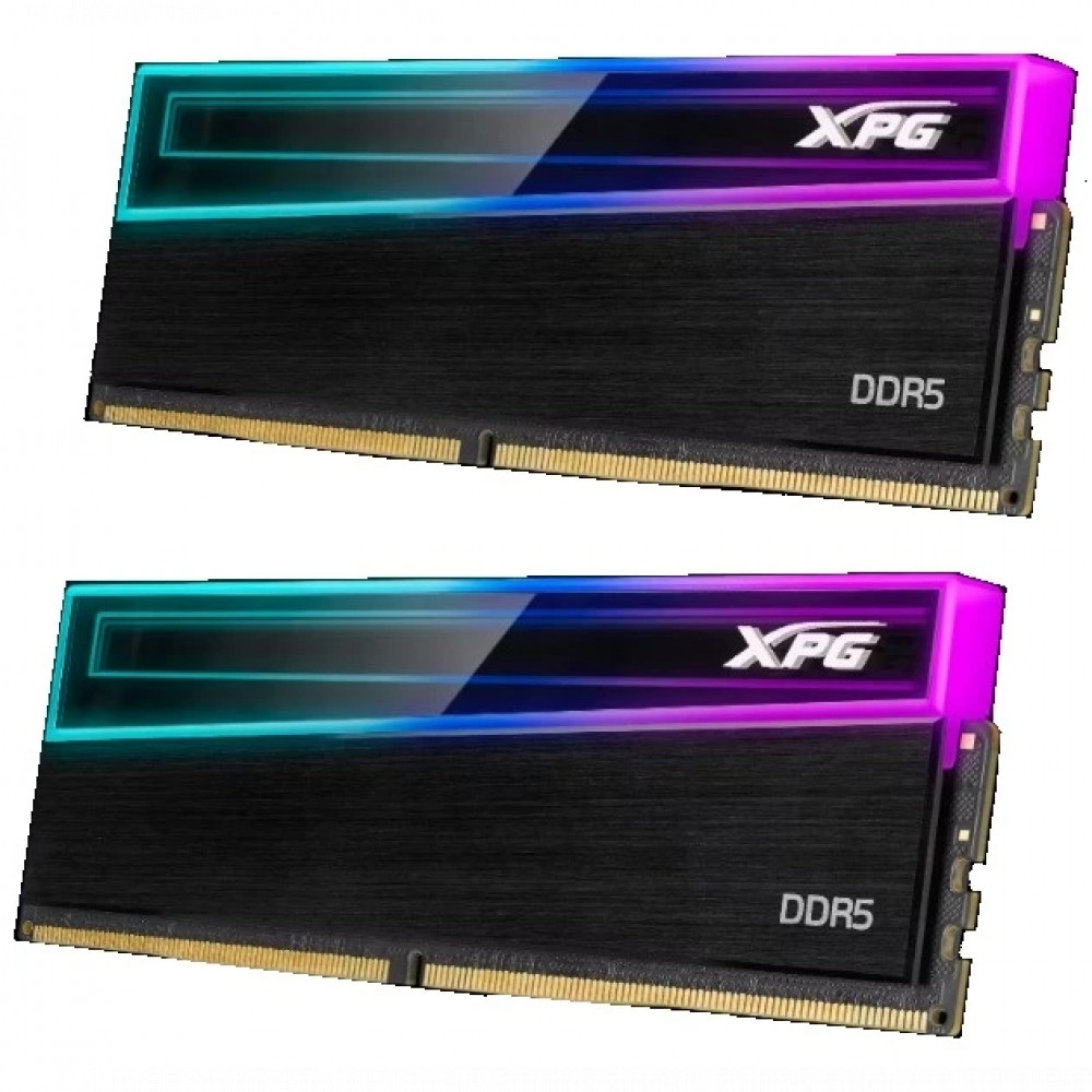 ОЗУ A-Data XPG NOVAKEY RGB [AX5U6400C3216G-DCNKRBK] DIMM, DDR5, 32 Гб (2 х 16 Гб), 6400 МГц — фото товара