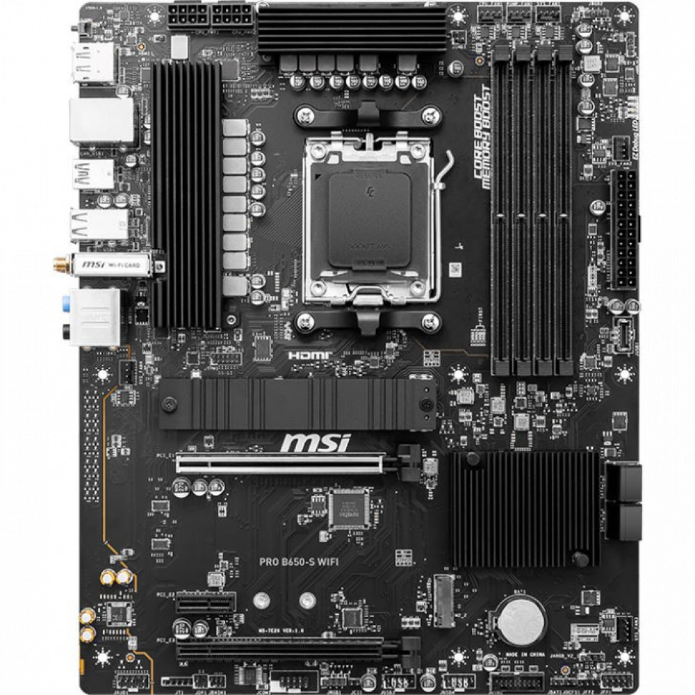 Материнская плата MSI PRO B650-S WIFI ATX, AMD AM5 - миниатюра 2