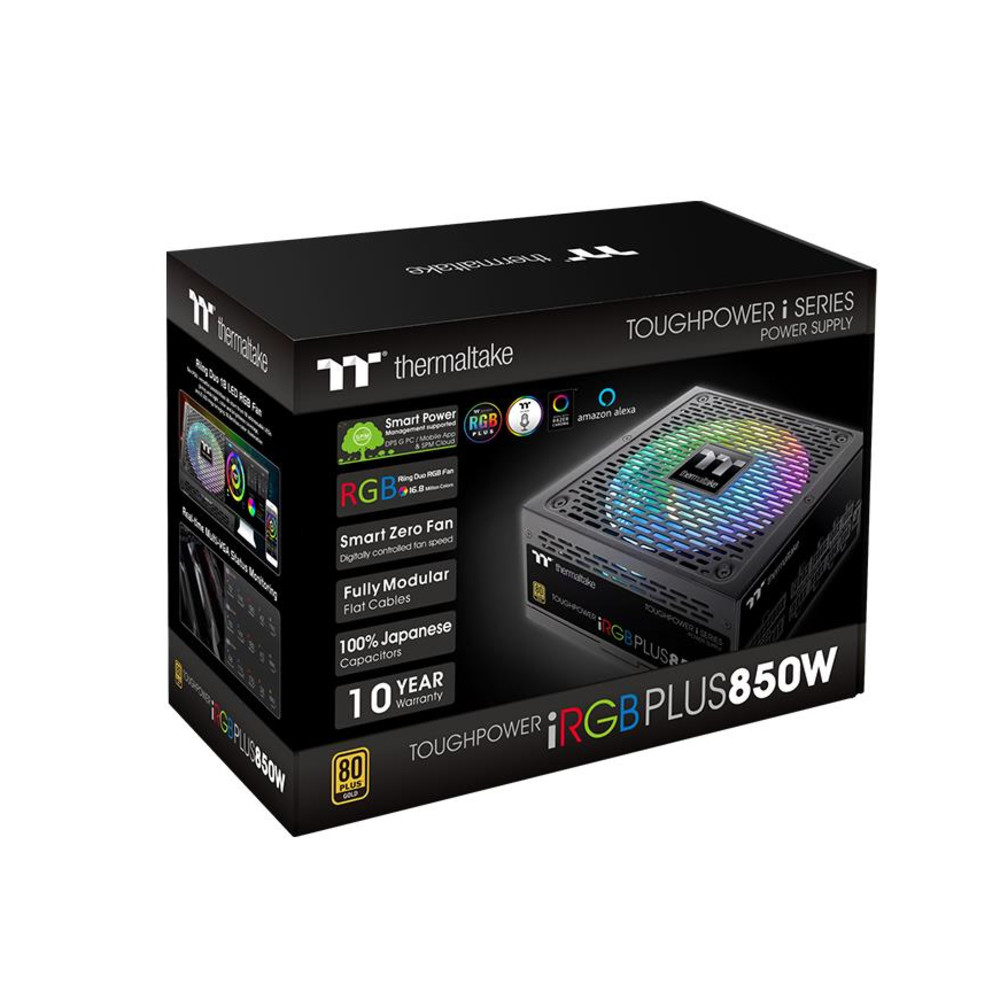 Блок питания Thermaltake Toughpower iRGB PLUS 850W Gold PS-TPI-0850F3FDGE-1 850 Вт - миниатюра 3