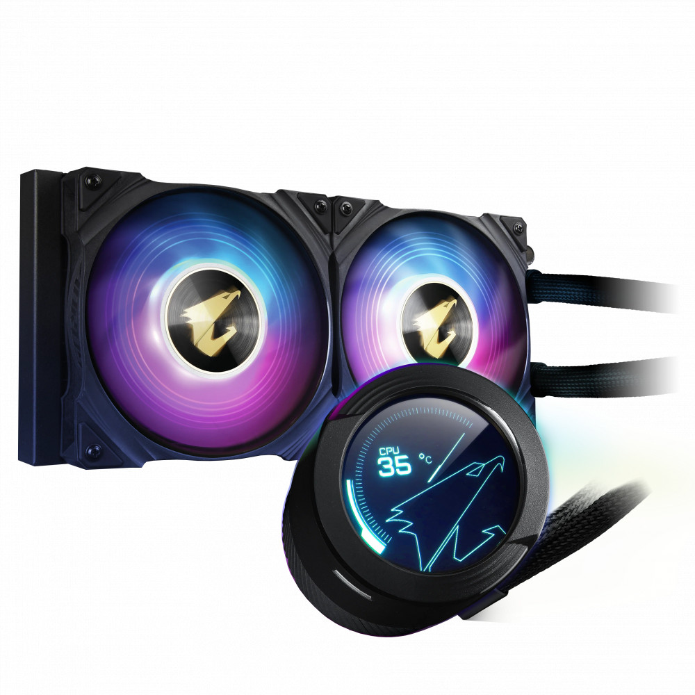 Система охлаждения Gigabyte GP-AORUS WATERFORCE X 240 Для процессора — фото товара