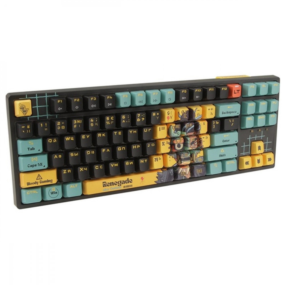 Клавиатура A4Tech AT87 Renegade Black Midnight Проводная, USB - миниатюра 3