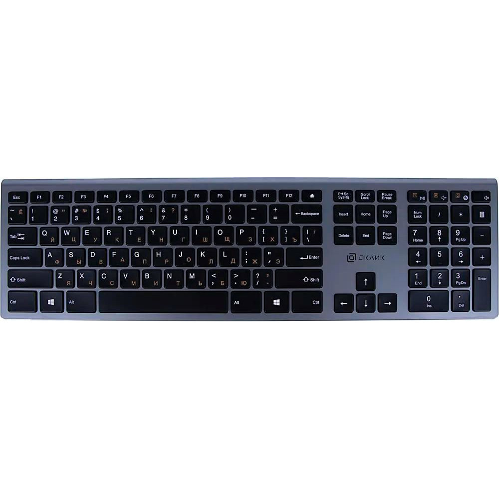 Клавиатура Oklick 890S 1784239 Беспроводная, USB - миниатюра 4
