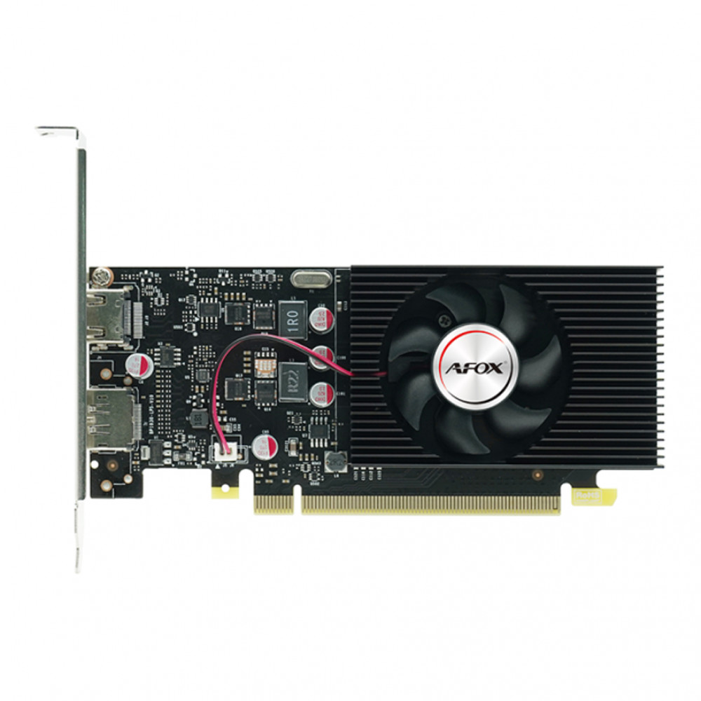 Видеокарта AFOX GT1030 D5 LP Single Fan AF1030-2048D5L5-V4 2 ГБ — фото товара