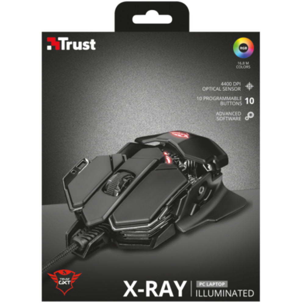 Мышь Trust GXT 138 X-Ray Illuminated Gaming GXT138X-Ray Игровые, Проводная - миниатюра 11