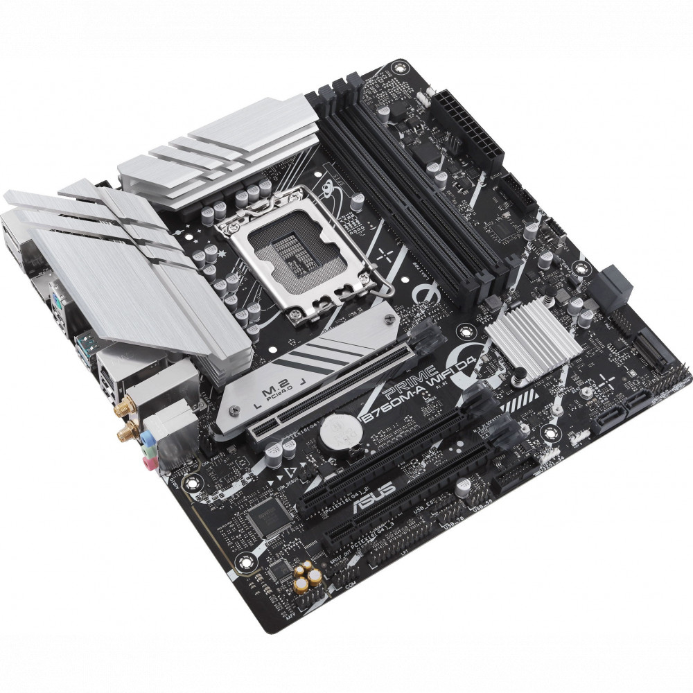 Материнская плата Asus Prime B760M-A WIFI D4 90MB1CX0-M0EAY0 Micro-ATX, LGA 1700 - миниатюра 3
