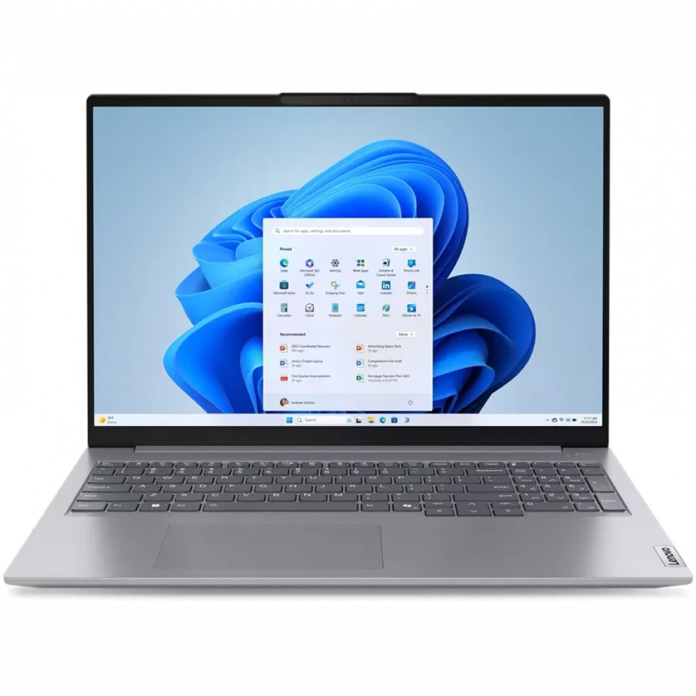 Ноутбук Lenovo ThinkBook 16 G7 IML 21MS005KRU 16 ", WUXGA 1920x1200 (16:10), Intel, Core Ultra 5, 16 Гб, 512 ГБ, Intel Arc Graphics — фото товара
