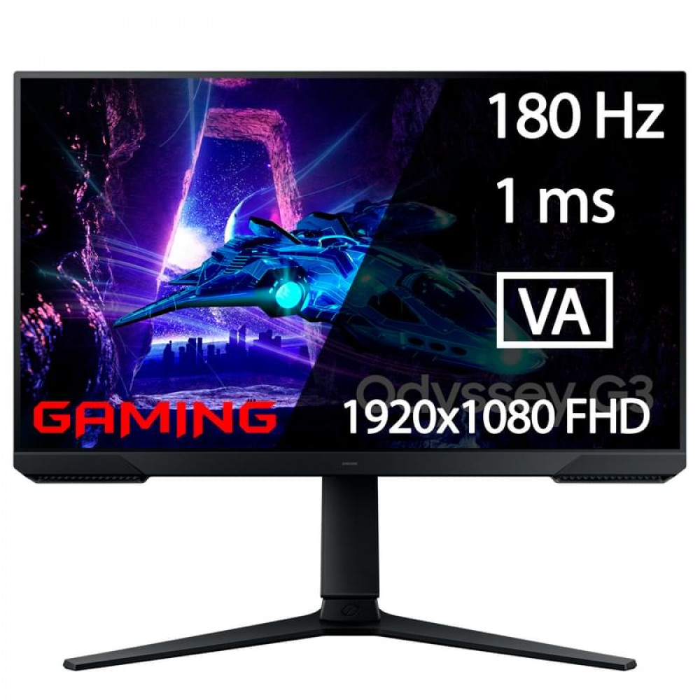 Монитор Samsung Odyssey G3 S24DG300EIXCI LS24DG300EIXCI 24 ", VA, Full HD 1920x1080 (16:9), 180 Гц — фото товара