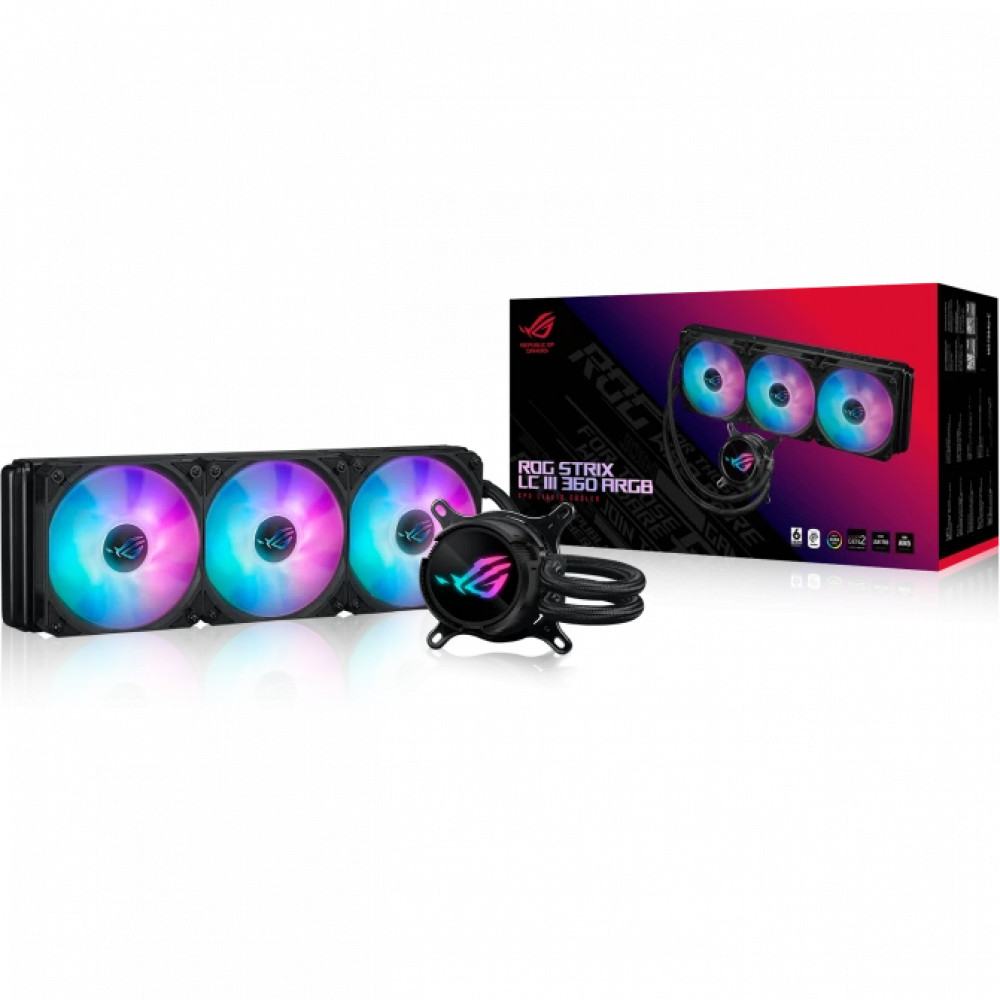 Система охлаждения Asus ROG STRIX LC III 360 ARGB 90RC00T1-M0UAY0 Для процессора - миниатюра 3