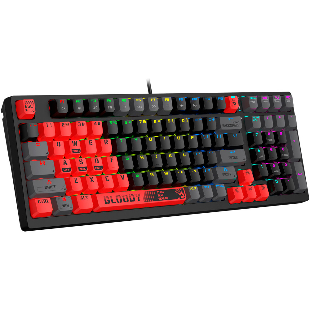 Клавиатура A4Tech Bloody S98 Sports Red SPORTS RED Проводная, USB - миниатюра 2