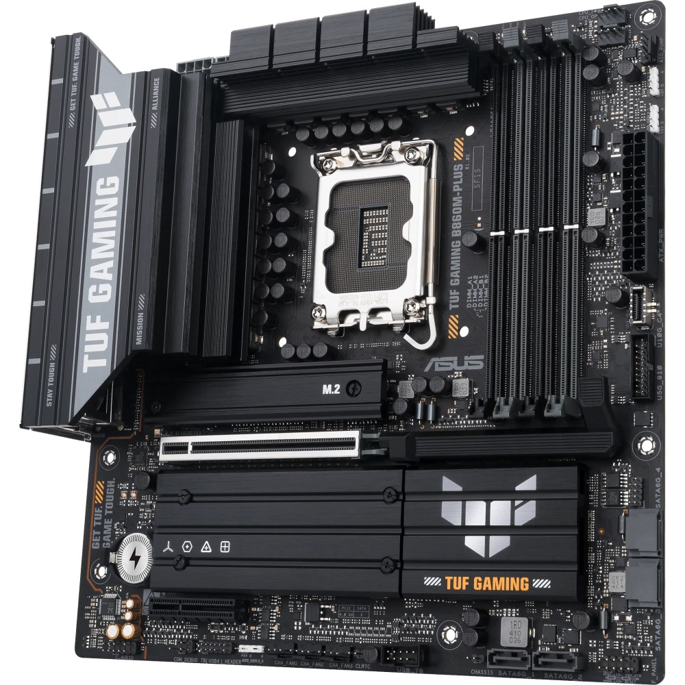 Материнская плата Asus TUF GAMING B860M-PLUS Micro-ATX, LGA 1851 - миниатюра 3
