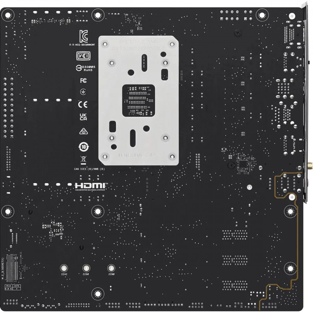 Материнская плата Asus B850M MAX GAMING WIFI 90MB1LL0-M0EAY0 Micro-ATX, AMD AM5 - миниатюра 3