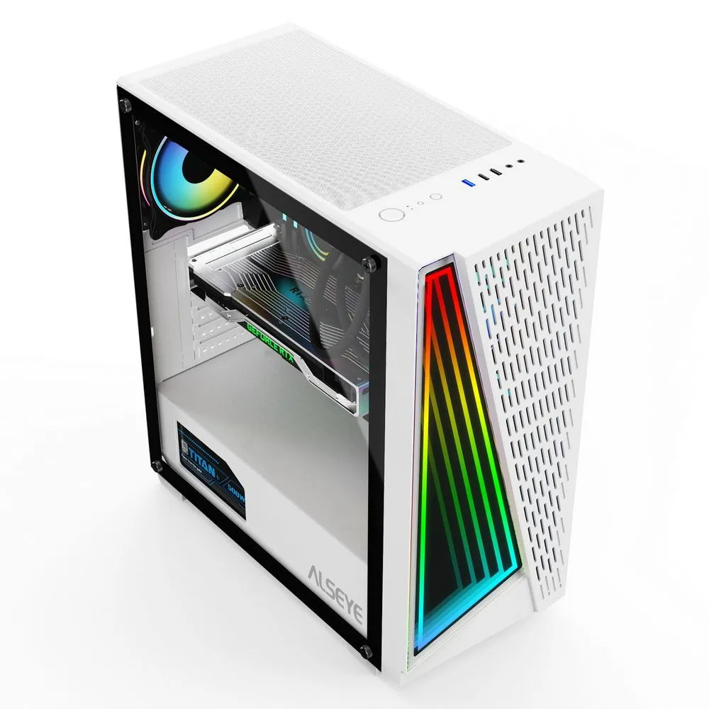 Корпус ALSEYE X3 White AS.07.0151 Mid-Tower - миниатюра 2