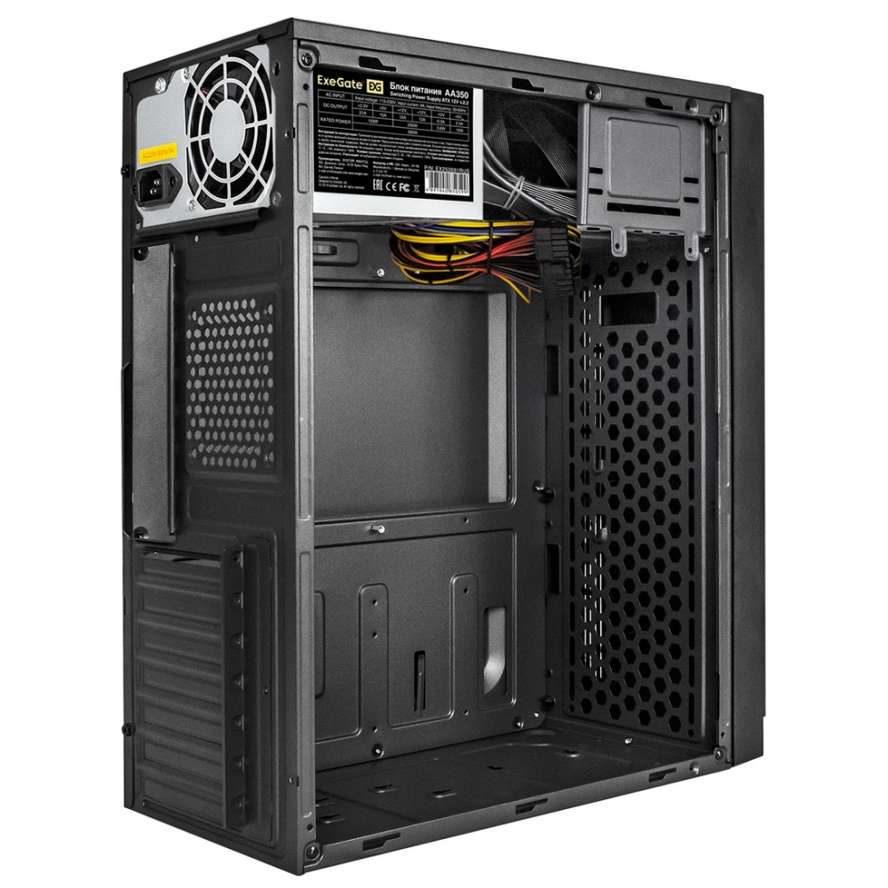 Корпус ExeGate AA-442U2-AA350 EX290178RUS Mid-Tower - миниатюра 2