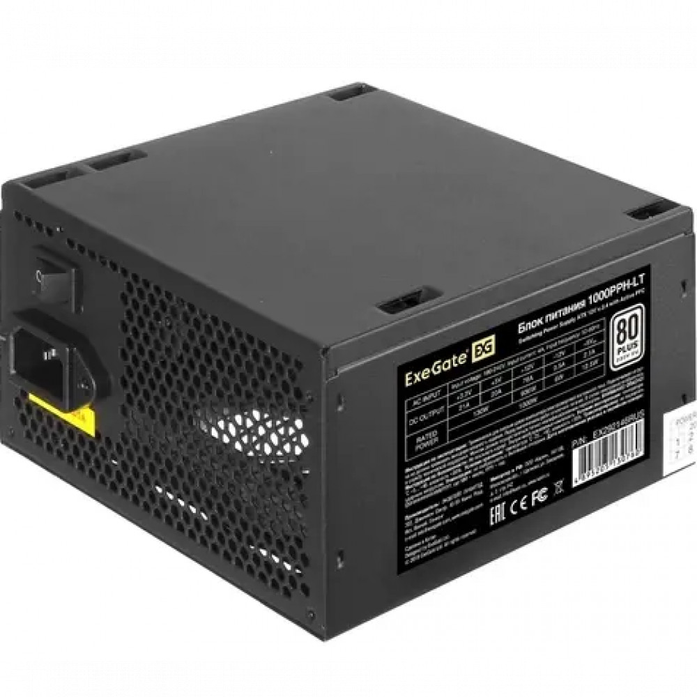 Блок питания ExeGate 1000PPH LT OEM EX292146RUS-OEM-S 1000 Вт — фото товара