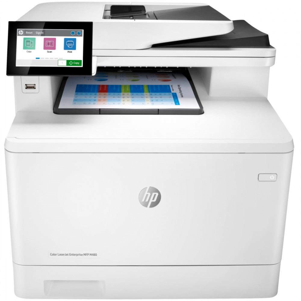 МФУ HP Color LaserJet Enterprise M480F 3QA55A А4, Лазерный, Цветная - миниатюра 2