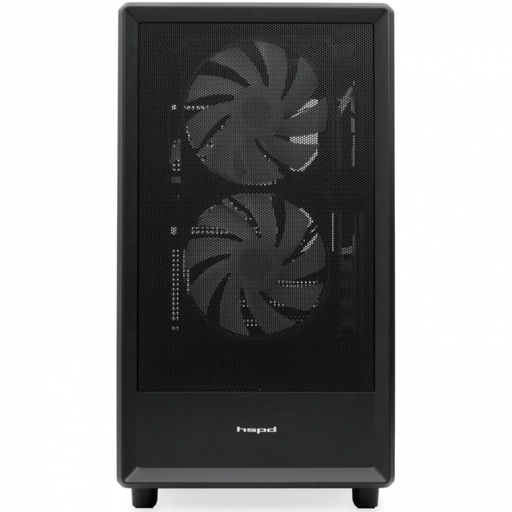 Корпус HSPD M310-TGBK-ARGB Mini-Tower - миниатюра 3